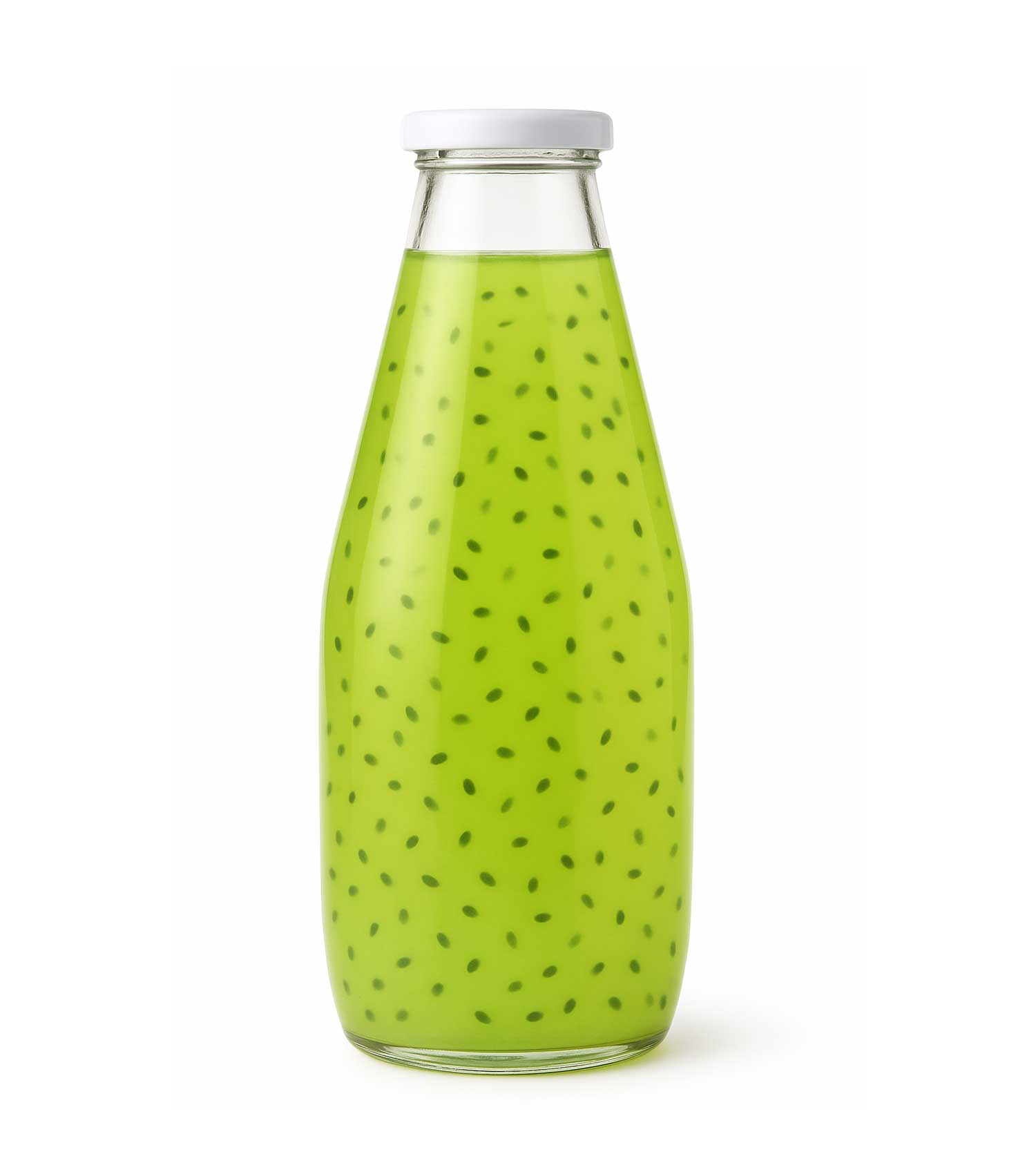 Apple Basil Seed Drink